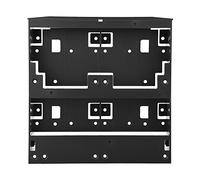 TOPINCN 2.5 3.5 HDD SSD Soporte de Montaje para Unidad de PC de .25 Bahías Combinación Multifuncional para Entusiastas de la Tecnología Plásticos de Ingeniería Negros