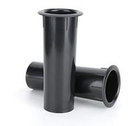 TOPINCN 2 Uds Altavoz de Pared Interior Liso Tubo Invertido de Plástico ABS para Altavoces de 4-6 Pulgadas, Tubos de Puerto de Sonido de Alto Rendimiento para Audiófilos (Agujero Abierto 50 Tubos)
