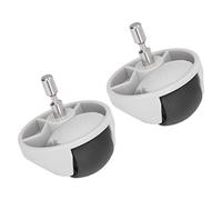 TOPINCN 2 Uds Conjunto de Ruedas Delanteras para Roborock Sweeper Rueda Universal E4 Robot S4 Roborock E4 E5 S5 Reemplazo para S6 S7 Rueda Delantera de Vacío