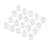 TOPINCN 20 Piezas Boquilla de Pegamento para Extensión de Pestañas, Salones de Belleza Prácticos y Eficientes, Artistas de Pestañas PP 1cm