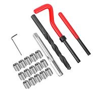 TOPINCN 20 Piezas de Inserciones de Rosca M9x1.25 Manga de Reparación de Rosca Fuerte Resistencia Al Desgaste para Comunicación por Microondas