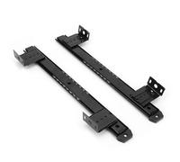 TOPINCN 2pcs Keyboard Slide Rail Soporte de Revestimiento de Múltiples Capas para Escritorio de Computadora con Bola Suave y Almohadilla Deslizante (BLACK)
