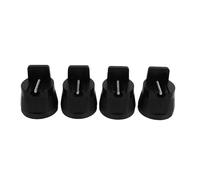 TOPINCN 4 Elevadores de Muebles Ajustables Elevadores de Cama de Alta Resistencia de Patas de Escritorio con Almohadillas de Fieltro Antideslizantes para Cama Doble Sofá Mesa (Black)