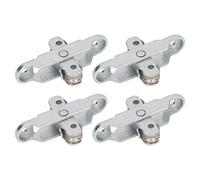 TOPINCN 4 Piezas Rueda Rodillo para Puertas y Ventanas Corredizas, Base