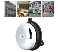 TOPINCN 4in Electric Bell Loud No-Sparking Alarm Signal for Public Places