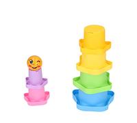 TOPINCN 6 Piezas Apilamiento de la Taza de Desagüe Formar Juguete de Plástico para Bebés para Bebés, Juguete Pedagógico para Niños Pequeños Durante Más de 6 Meses