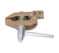 TOPINCN Abrazadera de Soldadura de Conexión a Tierra de Latón 800A con Funda de Goma Instalación Fácil y Duradera para Varios Equipos de Soldadura Apertura de Latón de 32 Mm, para por de Argón, de