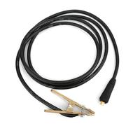 TOPINCN Abrazadera de Tierra de Latón para Soldadura TIG 260A para Soldadura de Corriente Grande en Estructura de Acero, Cable de 3 Metros para Astillero y Fabricación de Vehículos