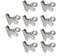 TOPINCN Abrazadera/soporte para Extensión de Uñas Abrazadera/soporte de Fibra de Vidrio de Metal 10 Piezas/para Pellizco de Uñas Seguro y Ecológico para un Uso Duradero Plata Adecuado para Arte en