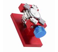 TOPINCN Abridor de Bisel de Reloj, Herramienta Práctica para Mantenimiento de Relojes o Reemplazo de Batería, Fácil de Operar, para Cubierta Trasera de Relojes de 38 a 40 Mm, Rojo/Plateado (Rojo)