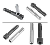 TOPINCN Acero de Vanadio Chrome 1/4 "Adaptador de Soporte de Bits Hexadecimal de 1/4" - Bottor de Destornillador Magnético para Brocas SDS, Conjunto de 2 - Compatible con Destornillador Eléctrico,