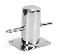 TOPINCN Acero Inoxidable 316 Pulido Espejo con una Sola Cruz, Broca de Amarre Fácil de Instalar para Kayak, Barco, Muelle (120MM)