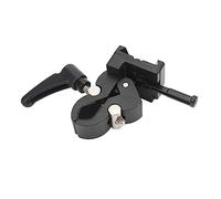 TOPINCN Adaptador de Batería con Bloqueo en V Duradero con Abrazadera para Varilla de Soporte de Luz para Trípode, Adaptador de Liberación Rápida con Montaje en V para Cámara Resistente Al Desgaste,