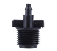 TOPINCN Adaptador de Tubo de 1/2" Resistente a la Corrosión para Manguera Capilar - Perfecto para Riego y Humidificación - Paquete de 10