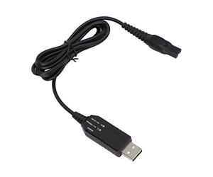 TOPINCN Afeitadora Eléctrica de 15 V Barbero Hoja Recta Barbero Hoja Recta Maquinilla de Afeitar Cable Cargador Cable de Carga USB Velocidad de Transmisión Rápida HQ8505 Reemplazo Tamaño Pequeño