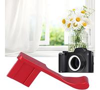TOPINCN Agarre Duradero de Aleación de Aluminio CNC para Pulgar hacia Arriba para Cámara sin Espejo Fuji X 100F X100T X-A5, Diseño Ergonómico Ligero para un Agarre Cómodo, Fácil Montaje (Rojo)