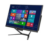 TOPINCN AIO Desktop, 8G DDR4 23.8 Pulgadas FHD EU Plug Control Táctil Todo en una PC para Oficina (8+512G Enchufe de la UE)