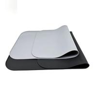 TOPINCN Alfombrilla de Alimentación para Perros, Mantel Individual para Cuenco de Comida para Perros, Estructura de Silicona Espesa con Base Antideslizante para Bloquear Alimentos y (Grey)