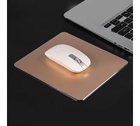 TOPINCN Alfombrilla de Ratón para Juegos Duradera de Aleación de Aluminio de Doble Cara para PC Láser y Ratones ópticos, Alfombrilla de Ratón Antideslizante y con Protección contra Arañazos para