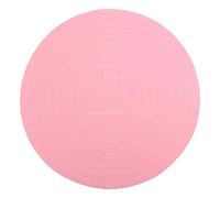 TOPINCN Alfombrilla De Silicona Para Hornear Con Medidas Para Soporte Giratorio Para Tartas, Antiadherente, Resistente Al Calor, Bandeja Para Hornear