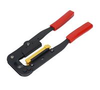 TOPINCN Alicates para Cables de 241 Mm, Herramienta de Prensado de Alambre de Acero Duradero para Conexiones Electrónicas IDC