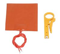 TOPINCN Almohadilla Calefactora Eléctrica Segura, Flexible, de Goma de Silicona, 12V, 20W, para Aislamiento de Tuberías y Tanques