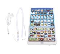 TOPINCN Almohadilla de Aprendizaje de Idiomas, Tableta Educativa Multilingüe para Niños Pequeños, Aprender Números del Alfabeto Palabras en árabe Inglés Malayo, Divertido Juguete