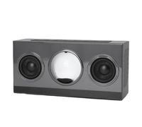 TOPINCN Altavoz Ferrofluido Altavoz con Fluido Magnético con Luces LED Despertador Sincronización de Luz Dinámica Ultragraves 5.3 Reproducción USB/SD para Sonido de Llenado de (Black)