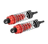 TOPINCN Amortiguador de Puntales de Metal para Coche Modelo RC 144001-1316 1/14, Juego de 2, Rendimiento Estable, Ideal para Entusiastas de los Coches RC (Rojo)