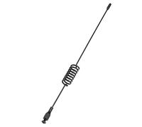TOPINCN Antena de Simulación de Metal para Coche RC para -4, Antena Decorativa Negra para Mejorar el Realismo de los Coches Trepadores RC (Longitud 175MM)