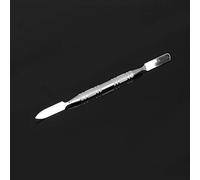 TOPINCN Aplicador de Espátula de Cera para Cicatrices de Doble Extremo Antideslizante de Acero Inoxidable para Maquillaje de Efectos Especiales, Duradero, Ligero y Portátil para Grabado Facial,