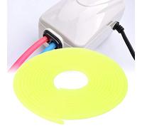 TOPINCN Aquarium Oxígeno Manguera de Silicona Resistente Tubo de Aire para Peces 196.9 Pulgadas Tubería de Oxígeno Flexible Segura para Pescado Adecuado para Ambientes de Agua Fresca o Salada (YELLOW)