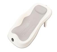 TOPINCN Asiento de Baño para bebé, Soporte de Baño para bebé, Bañera Antideslizante para Recién Nacidos con Termómetro, Silla Segura para Bañera Infantil, Tumbona Plegable para Enjuague