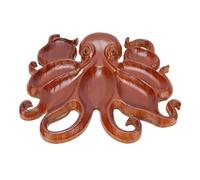 TOPINCN Bandeja de Madera para Servir Bandeja de Madera para Servir de para Alimentos de Pino de Primera Calidad Forma única Secciones Divididas para Embutidos (Pulpo B)