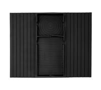 TOPINCN Bandeja de Silicona 2 en 1 para Brazo de sofá, Reposabrazos para sofá, Portavasos con Diseño Antideslizante para Control Remoto, Smartphone, Aperitivos, Sala de Estar y Hogar (Black)