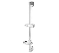 TOPINCN Barra Deslizante de Ducha con Caja de Jabón Soporte de Soporte de Cabezal de Ducha de Mano de Elevación de Acero Inoxidable Soporte de Cabezal de Ducha de Mano Ajustado para Baño G1 / 2 "