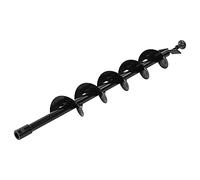 TOPINCN Barrena de Jardín Excavadora de Agujeros para Postes de Alta Eficiencia para Plantas de Lecho, Longitud Total de 31,5 Pulgadas, Ideal para Plantar árboles