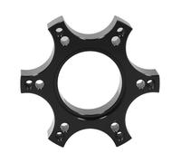 TOPINCN Base Adaptadora de Rueda para Juegos de 70mm, Bloque de Montaje de Volante de Aleación de Aluminio Resistente con Acolchado para T300RS (BLACK)
