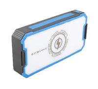 TOPINCN Batería Externa Solar de 36800 MAh, Alta Capacidad con 33 LED | Panel de Silicio Monocristalino, Compatible con Carga Inalámbrica, 4 Puertos USB y Entrada Type,C, Protecciones de