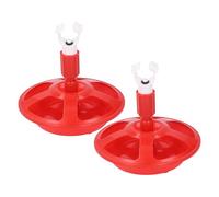 TOPINCN Bebedero Automático para Pollos, 2 Unidades, Se Conecta a un Tubo Redondo G3/4 para Ganado, Pato, Ganso, Alimentador de Agua para Aves de Corral, Dispensador Automático de Agua