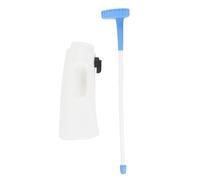 TOPINCN Biberón para Terneros, Alimentador de Lactancia de Plástico de Calidad Alimentaria de 2,5 L con Válvula de Control, Grueso para Terneros, Corderos, Animales de Granja