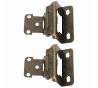 TOPINCN Bisagra de Puerta de Gabinete con Cierre Automático, Acero Duradero de 1/2 Pulgada para Cocina, Baño, RV y Autocaravana, Uso Versátil, 2 uds. (Bronce)
