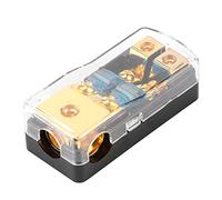TOPINCN Bloque de Distribución de Fusibles Compacto de 2 Vías 60 A Apto para Soporte Mini ANL para Sistemas de Audio de Automóviles y Barcos Que Protegen Sus Dispositivos Electrónicos Material de