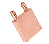 TOPINCN Bloque de Enfriamiento de Agua de Cobre con Canal de Flujo de 6 Mm para Transmisión de Calor Eficiente para los Entusiastas de las PC