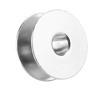 TOPINCN Bobinas de Coser de Metal de Alta Calidad, Suministros Esenciales para Máquinas de Coser, 100 Carretes de Bobina de Metal, Tamaño de 0,8 Pulgadas (hierro 2)