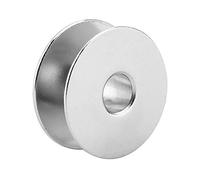 TOPINCN Bobinas de Coser de Metal Máquinas de Coser Industriales Universales Duraderas para Carretes de Hilo 100 Piezas Agujeros de Bobina de Metal de 0,8 Pulgadas (hierro 2)