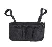 TOPINCN Bolsa de Almacenamiento Lateral para Silla de Ruedas Bolsa Multifunción para Silla de Ruedas Bolsillo Lateral para Llaves, Teléfono, Taza de Agua, Bolígrafo, el Mejor Accesorio de Movilidad