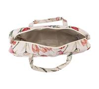 TOPINCN Bolsa de Almacenamiento Organizador Duradero de Agujas de Tejer para Manualidades de Tela para el Hogar Suéter Tejido - Almacenamiento de Escritorio, de Maquillaje, en la Sala de Estar (lino