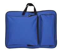 TOPINCN Bolsa de Arte A3 Impermeable para Herramientas de Dibujo y Pintura, Estuche de Transporte para Tablero de Dibujo Multifuncional 8K para Artistas, Bolsa de Bloc de de Tela Oxford Azul,