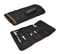 TOPINCN Bolsa Enrollable Multifuncional y Duradera para Herramientas para un Almacenamiento Eficiente de Herramientas para Personal de Mantenimiento y Entusiastas del Bricolaje Negro/Rojo/Azul 14,2